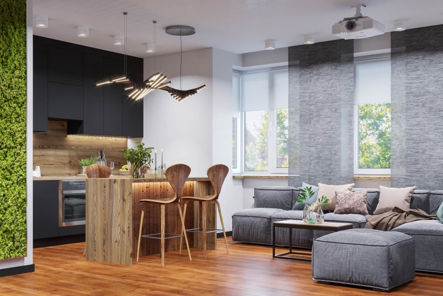 Цветовая доска интерьера