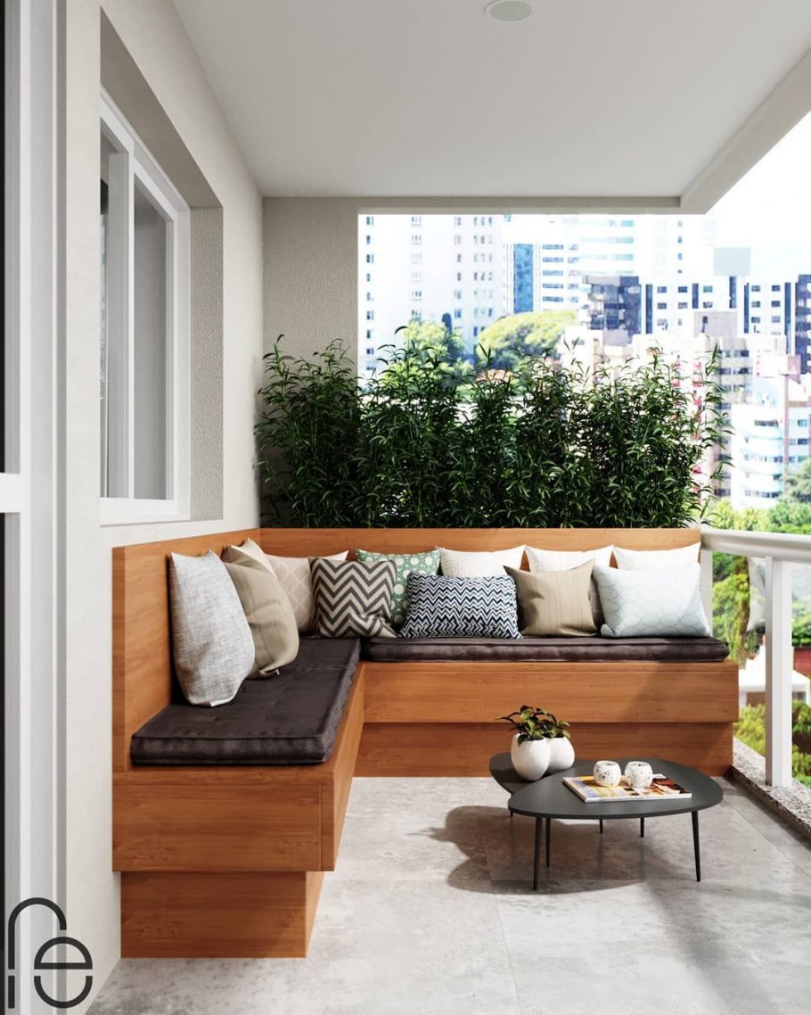 Застекленная веранда в скандинавском стиле