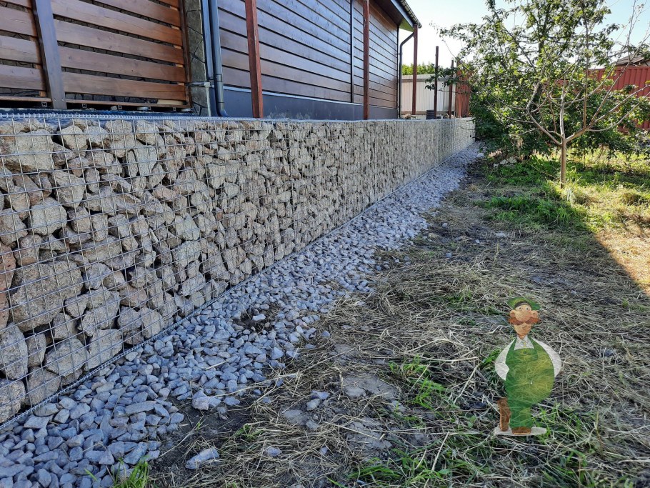 Габион цоколь