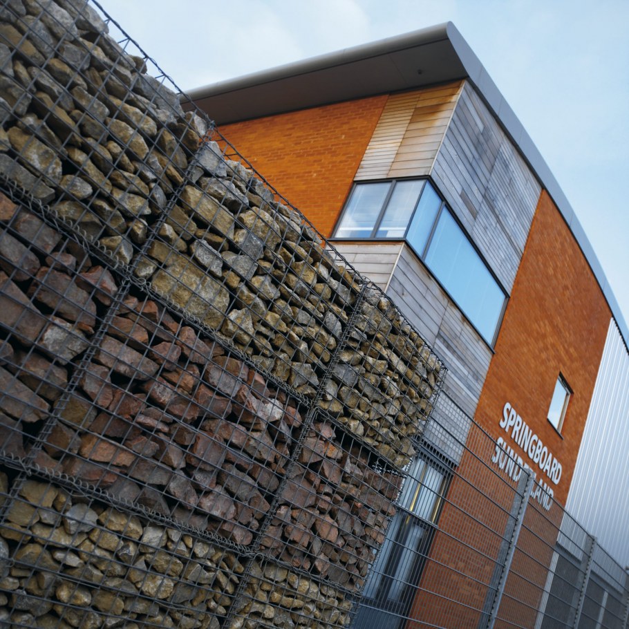 Габионы подпорная стенка