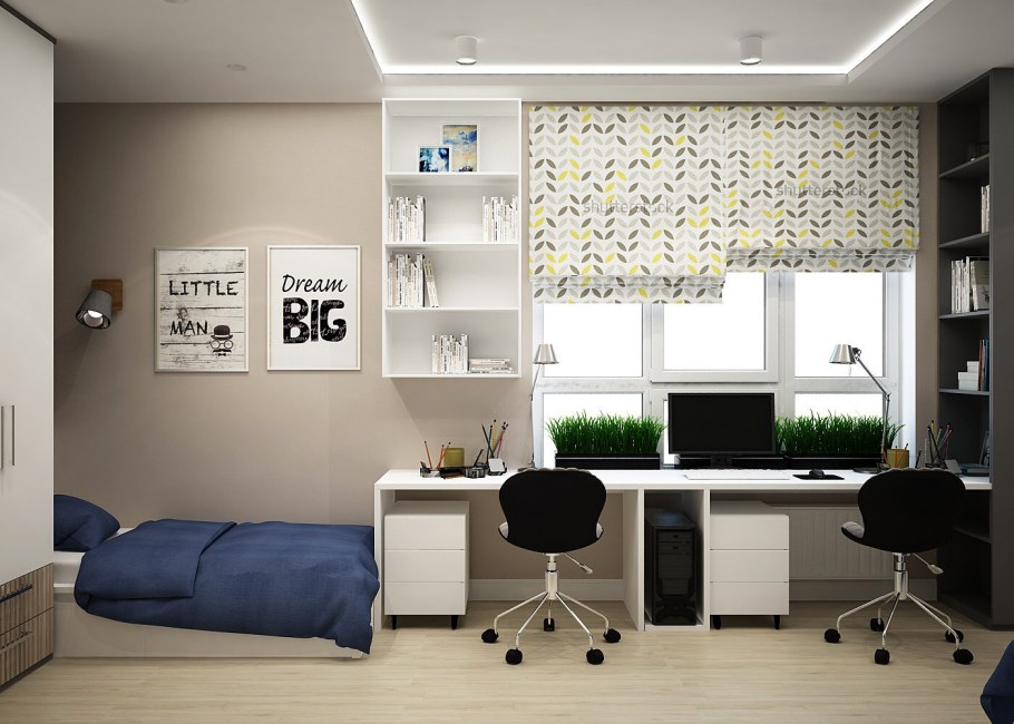 Проект комнаты для подростка мальчика