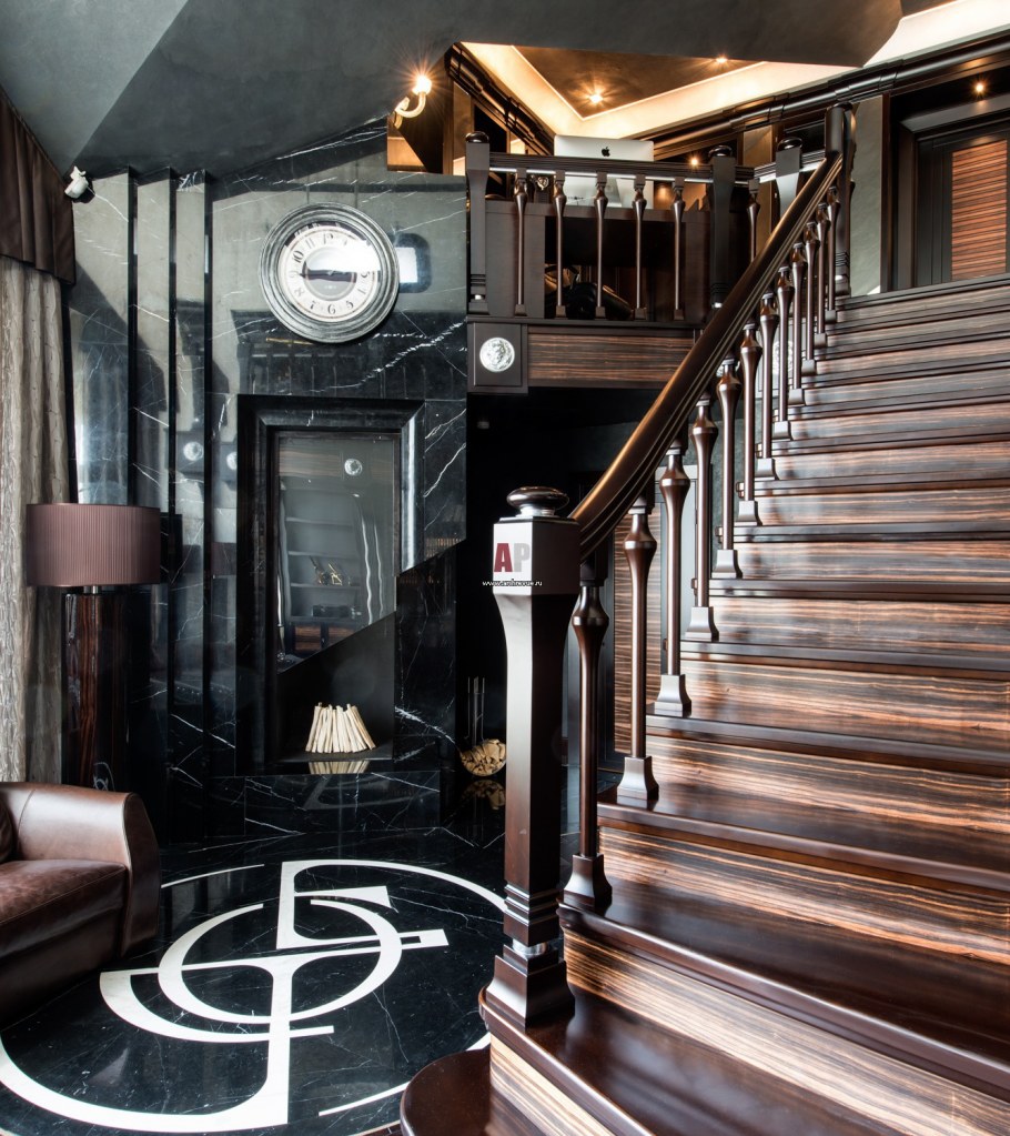 Лестница в стиле ар деко