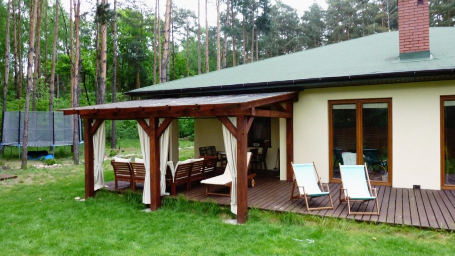 Беседка с террасой