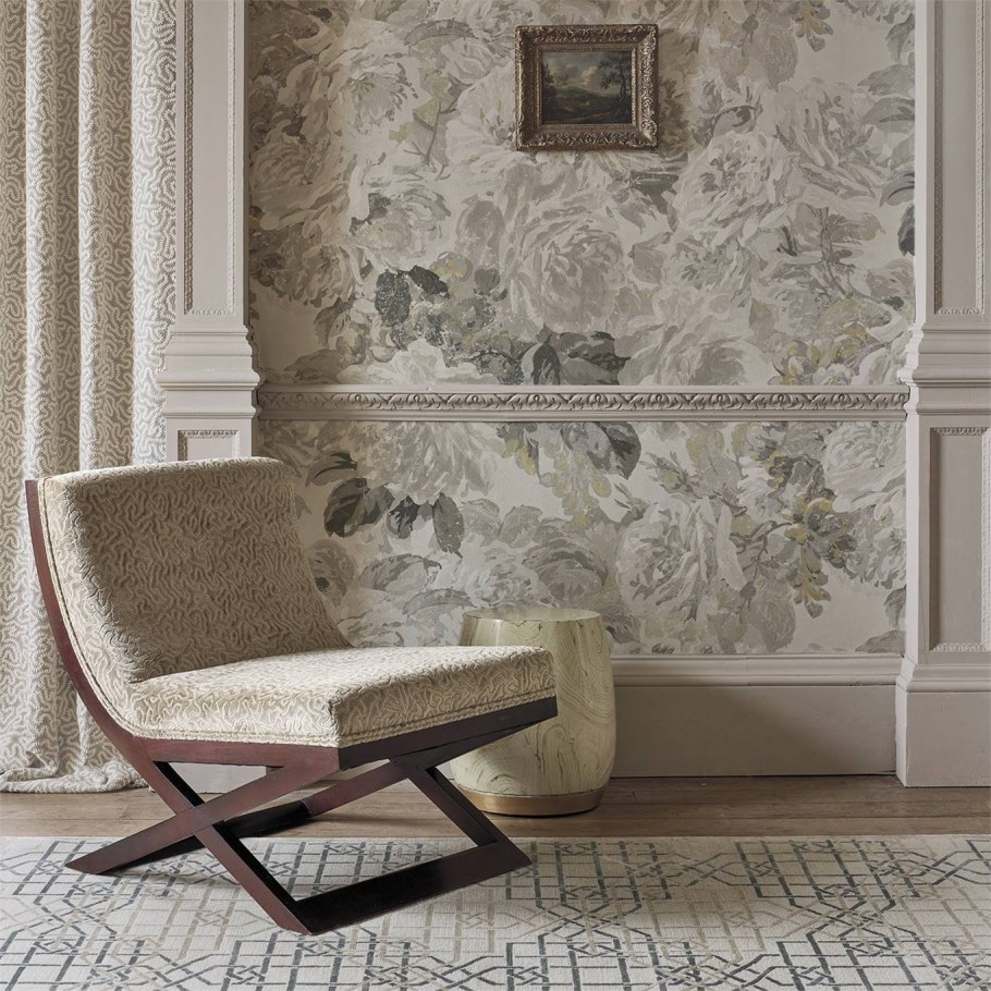 Тканевые стены в интерьере