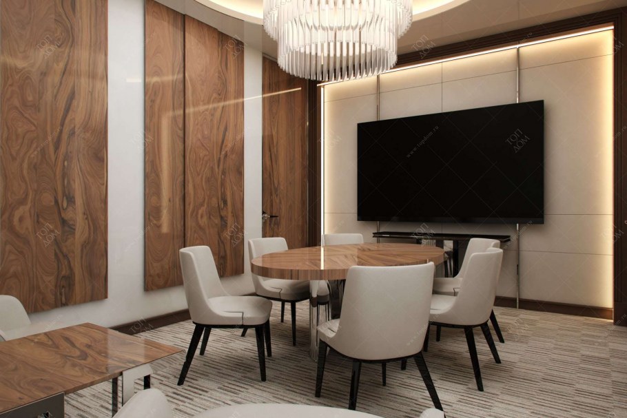 3д панели в интерьере гостиной