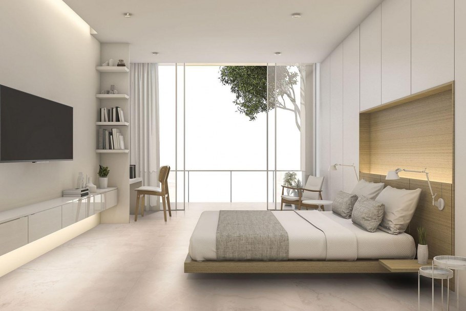 Спальные комнаты Минимализм