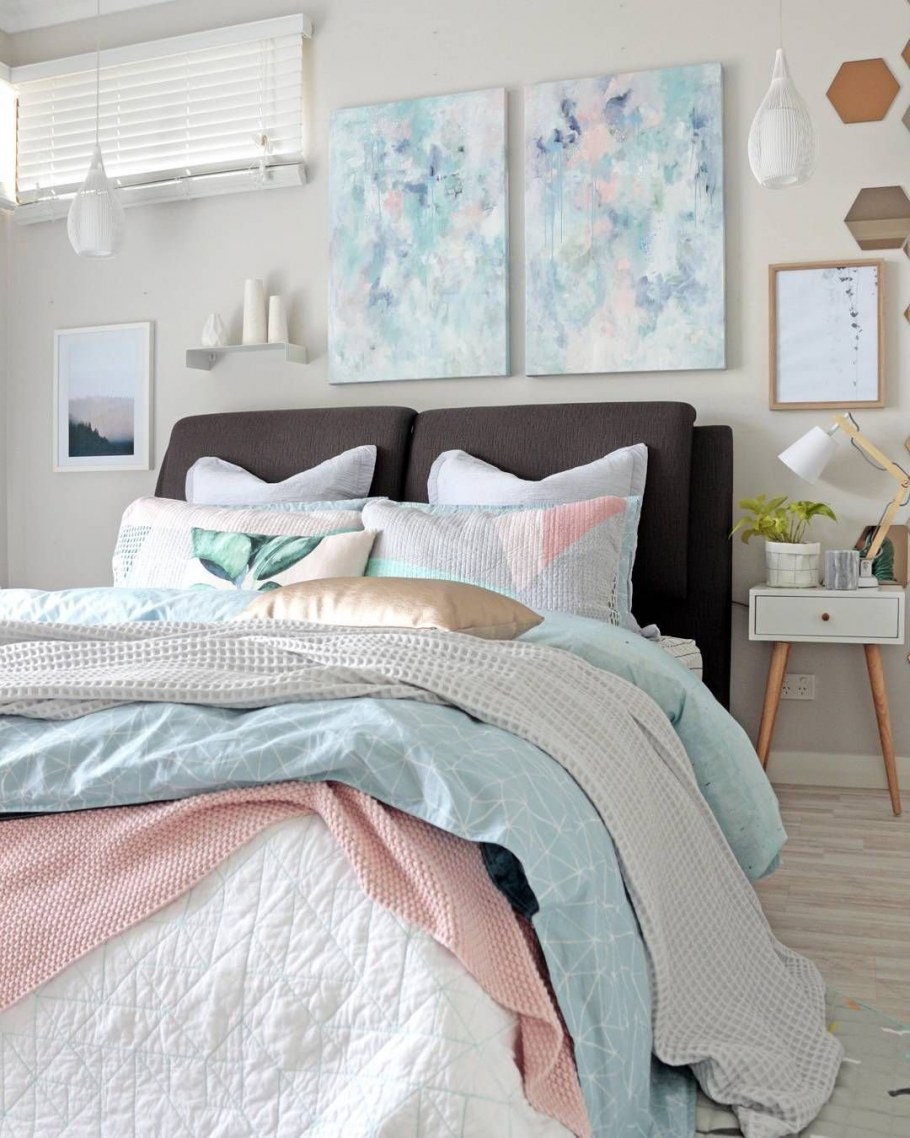 Интерьер в мятных тонах