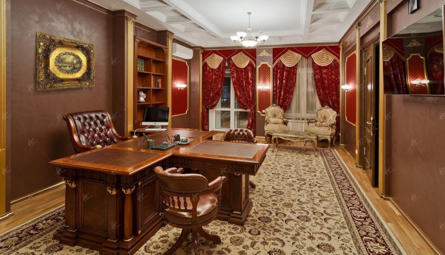 Роскошный интерьер кабинета