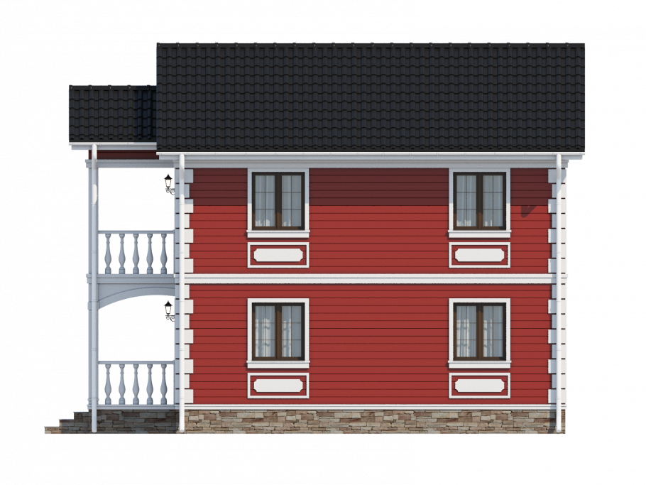 Проект дома Витязь 7х9