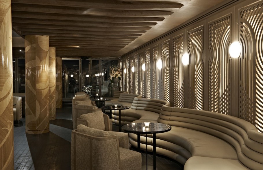 Ар деко интерьере ресторана