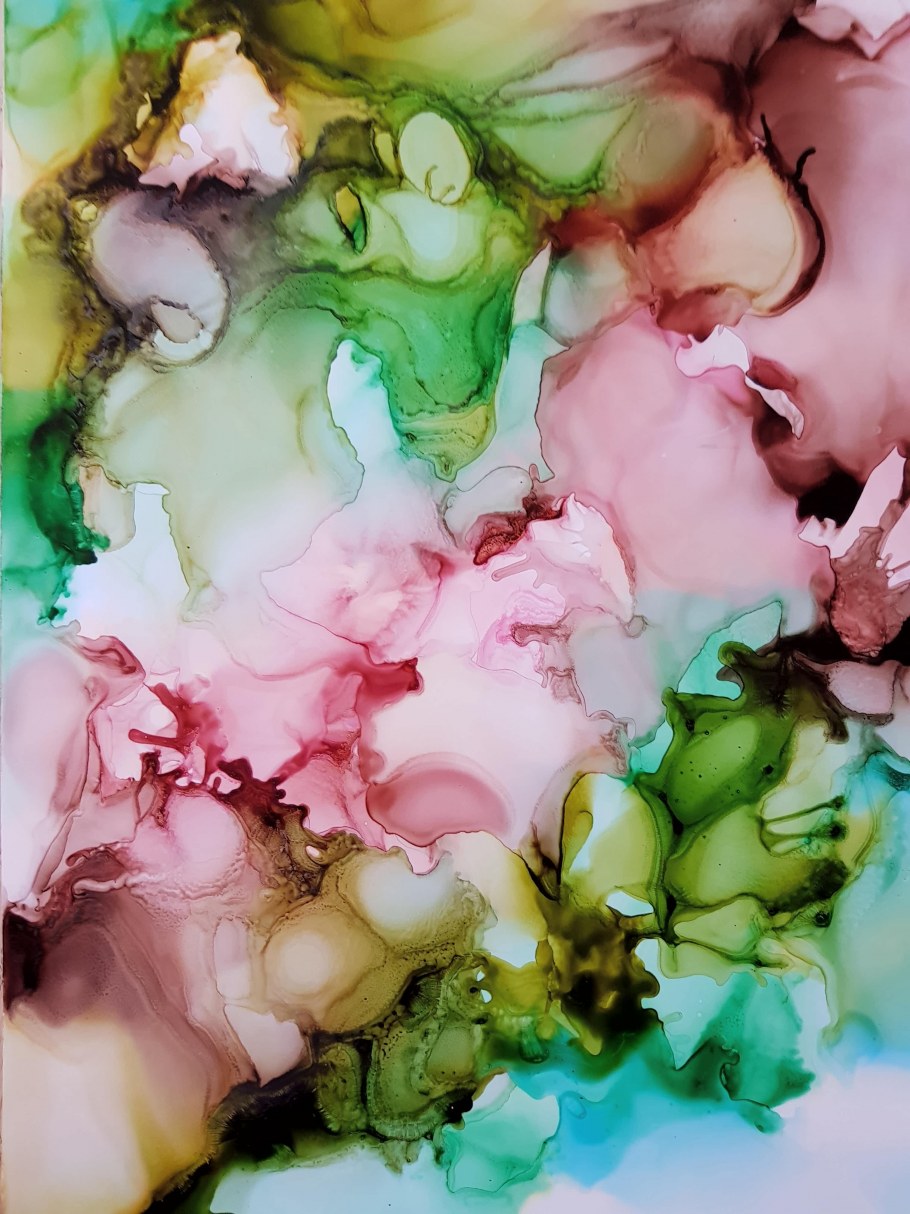 Alcohol Ink техника