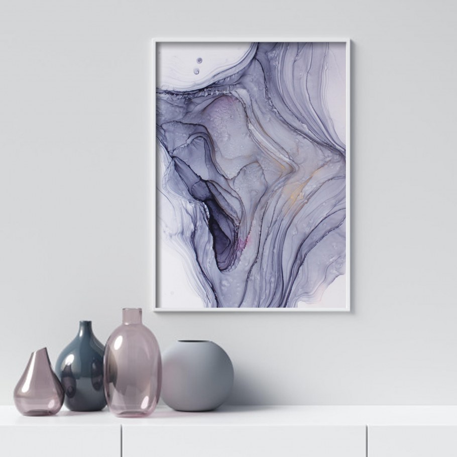 Цветы спиртовыми чернилами