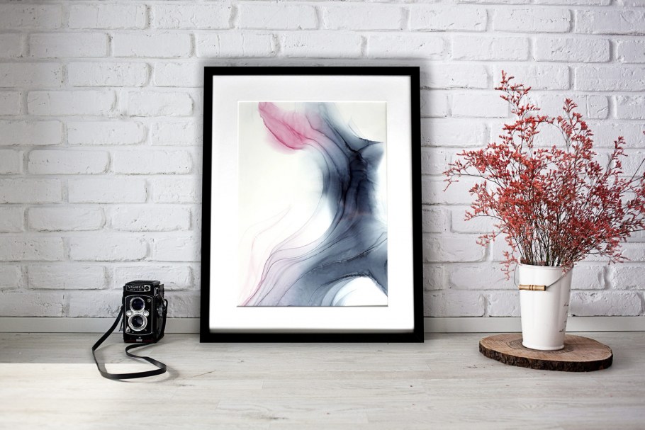 Алкогольные чернила картины