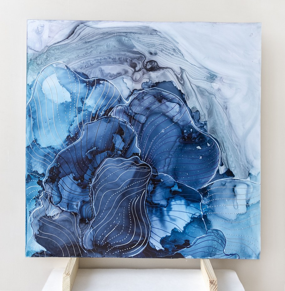 Алкогольные чернила живопись