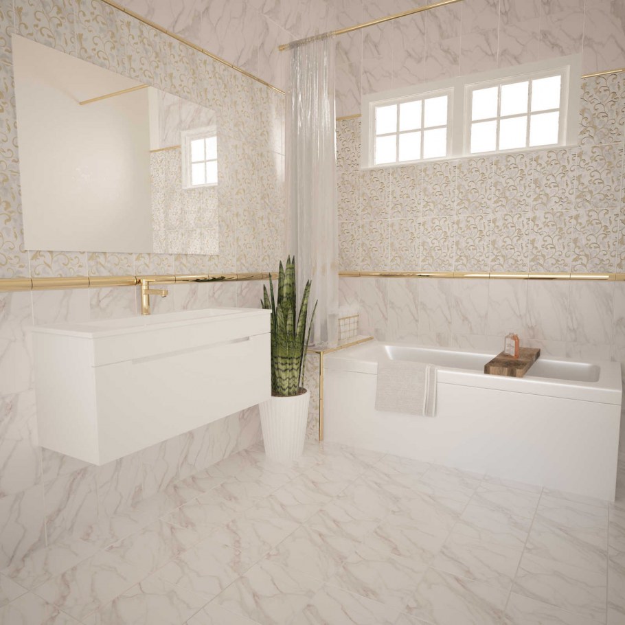 Плитка настенная marmo Bianco