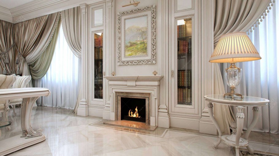Камин в классическом стиле