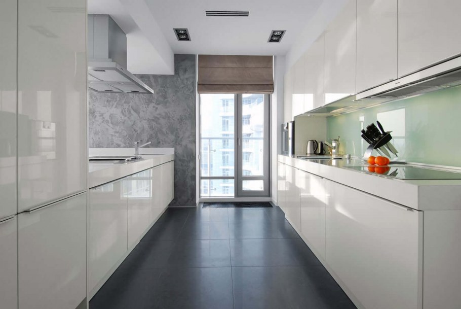 Параллельная кухня в стиле Минимализм