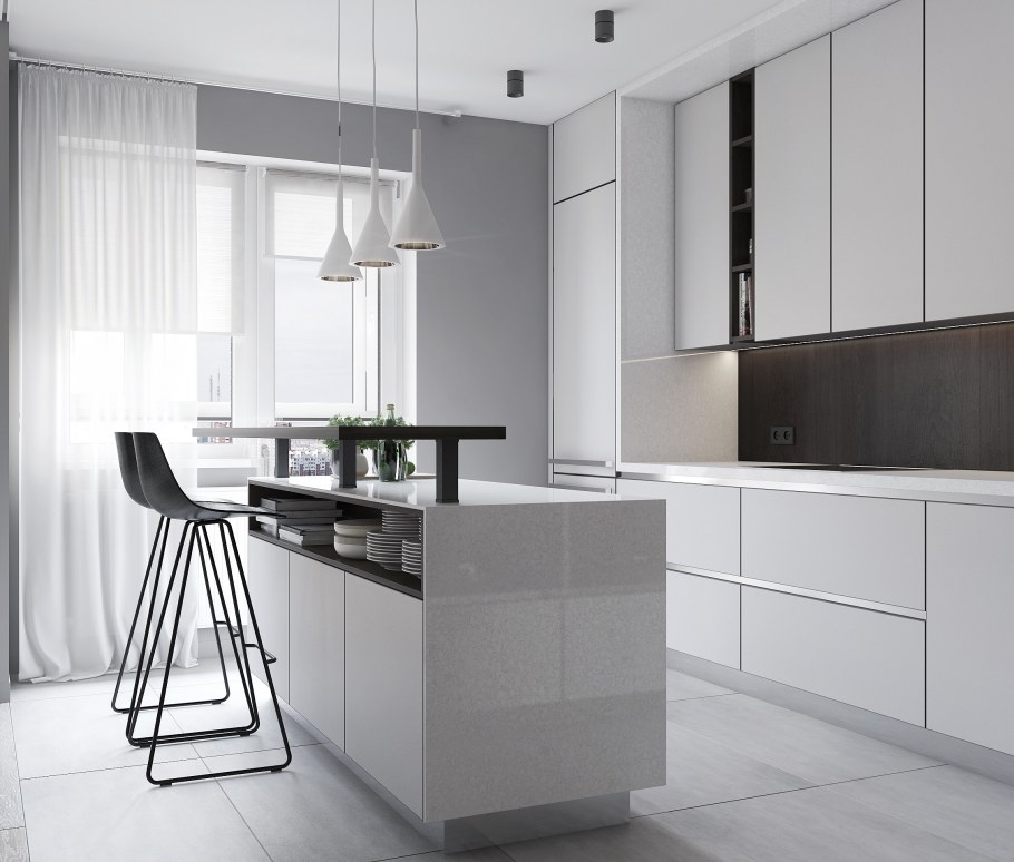 Современный интерьер кухни