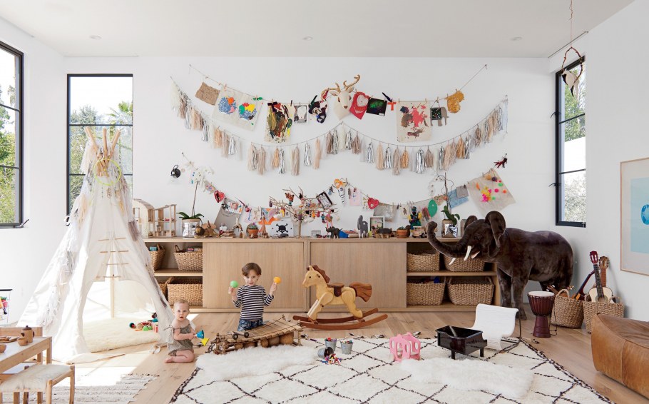 Игровое пространство в детской комнате