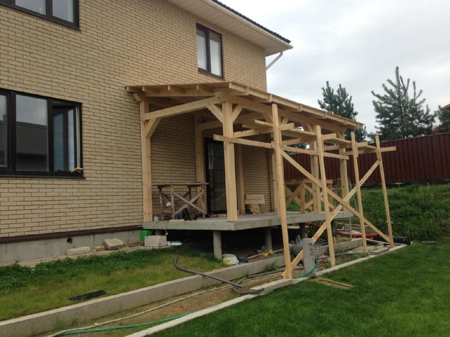 Веранда из пластика