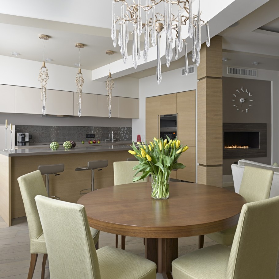 Интерьер кухни столовой