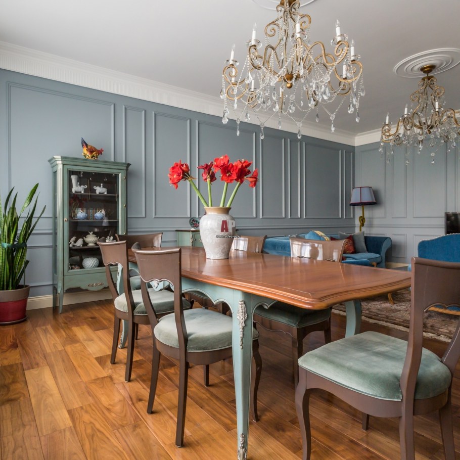 Перегородка для зонирования кухни и гостиной