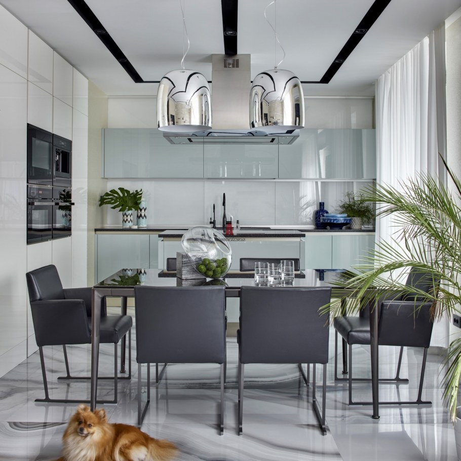 Дизайн кухни столовой