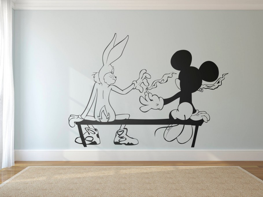 Прикольные наклейки на стену