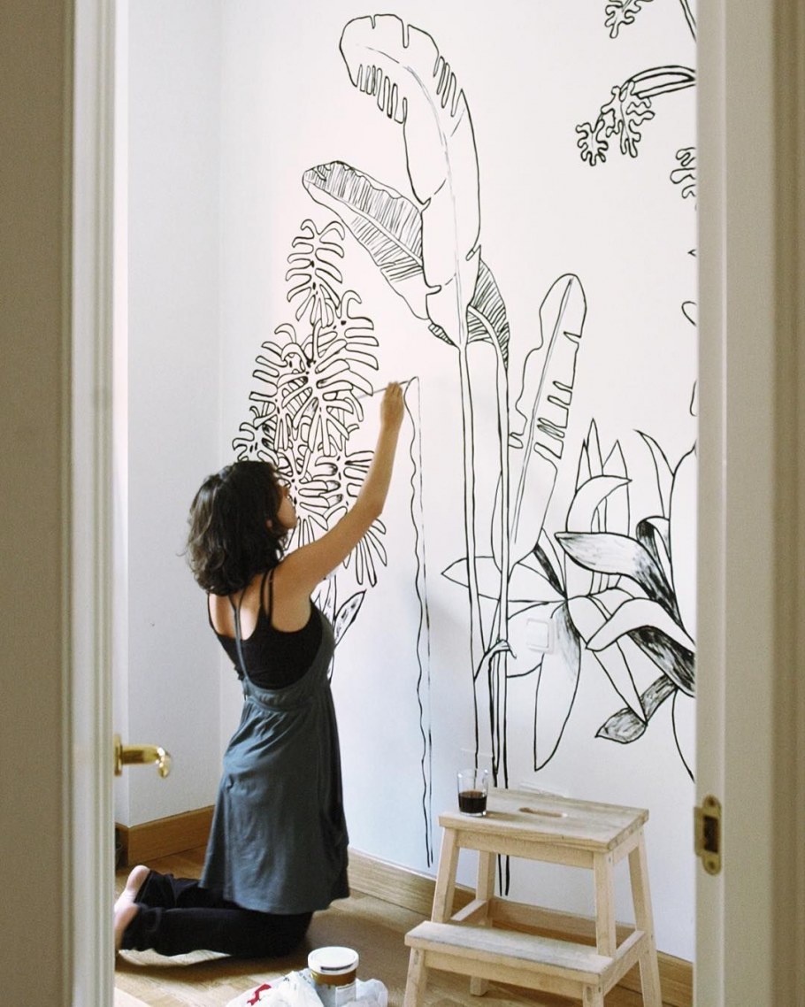 Креативная роспись стен