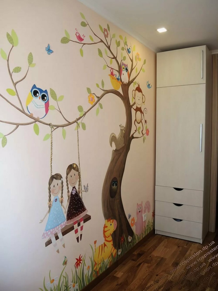 Роспись стен в детской