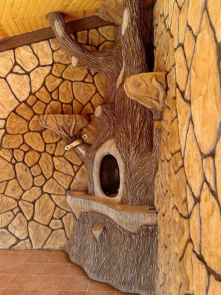 Декоративная отделка деревом