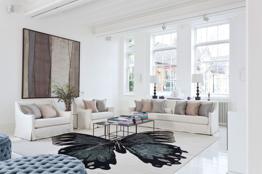 Ковер в скандинавском интерьере