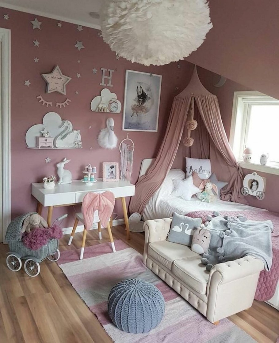 Декор для детской комнаты девочке