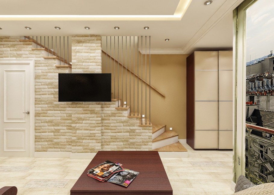 Интерьер таунхауса 120 кв