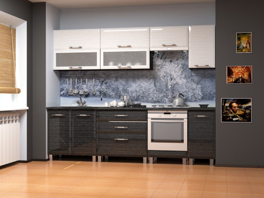 Кухня олива страйп