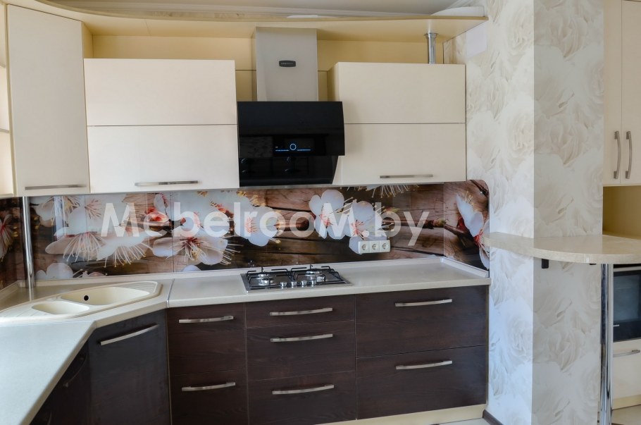 Скинали для кухни светлый верх темный низ