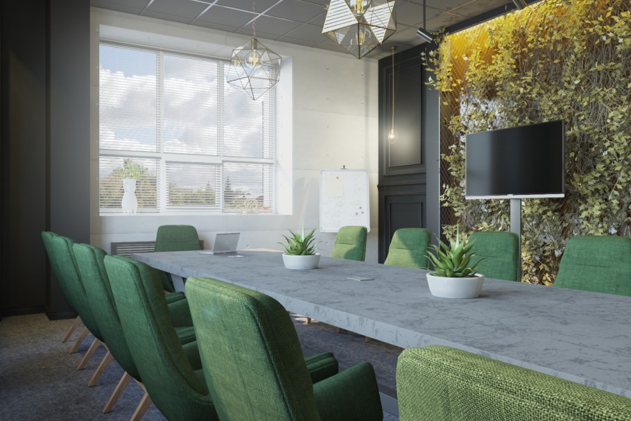 Современный офис с лаундж зоной