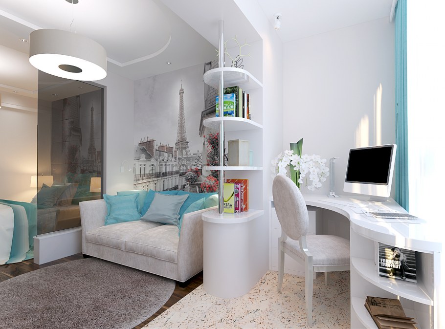 Комната для девочки подростка с балконом