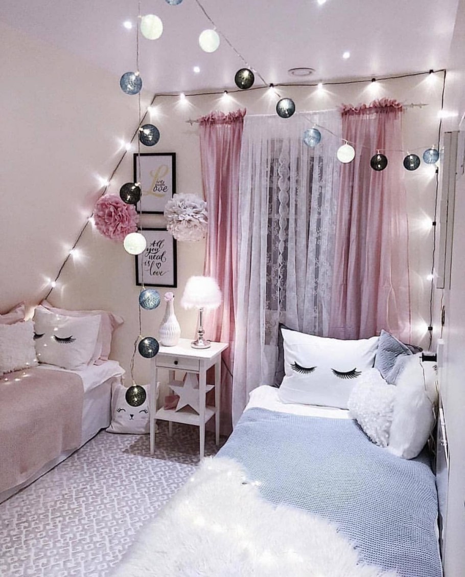 Декор для детской комнаты девочке