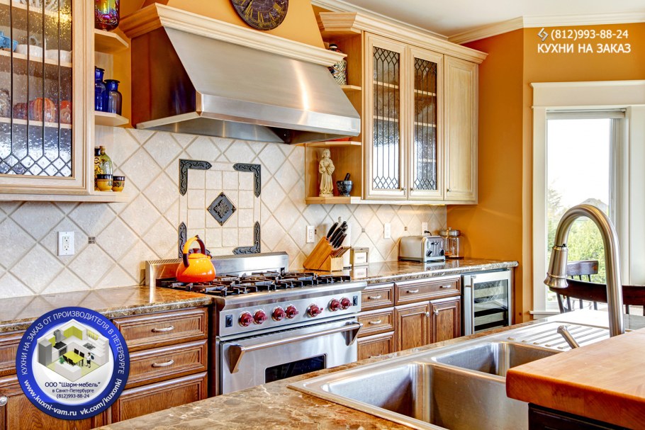 Плитка в стиле Кантри для кухни