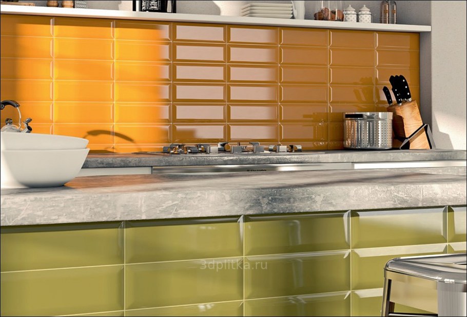 Плитка Adamas Azura 10x30 керамическая