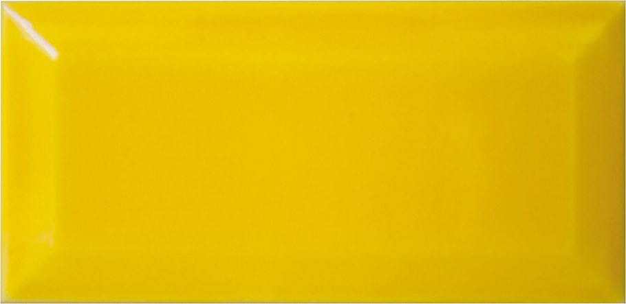 Настенная плитка Amarillo Yema Biselado BX 10x20 от Fabresa (Испания)