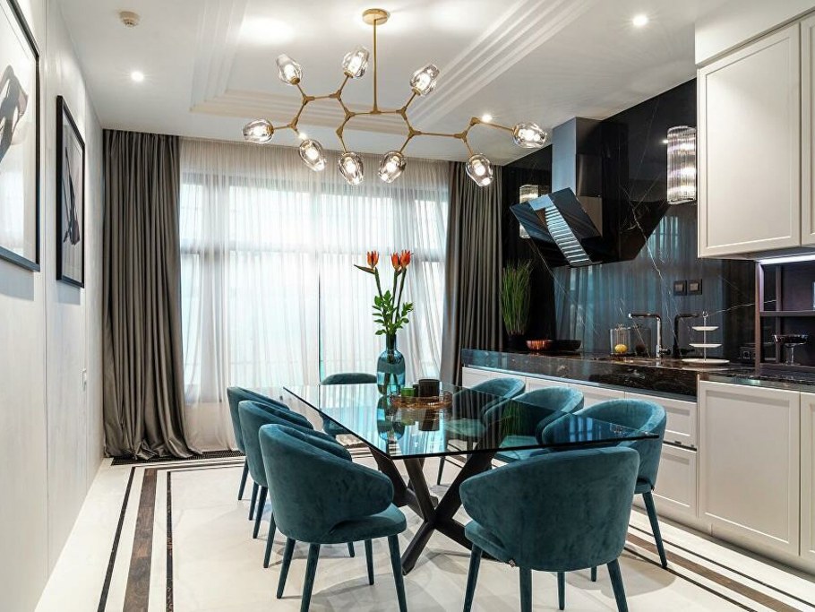 Отделка стен в гостиной