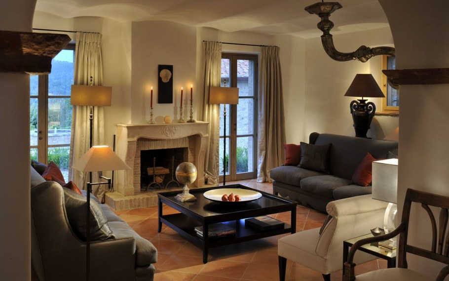 Интерьер итальянский стиль гостиная