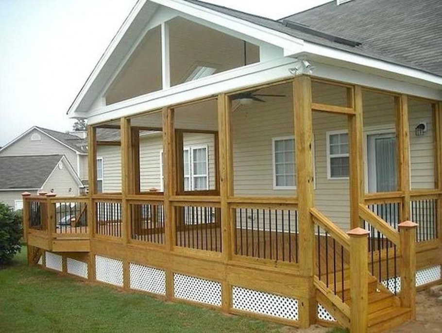 Веранда из дерева утепленная