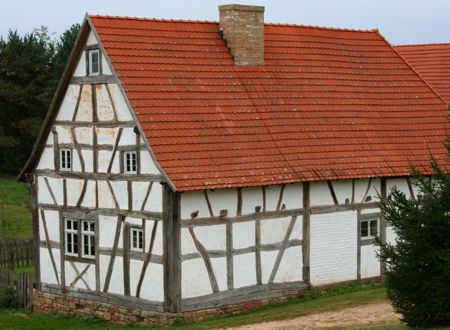 Сельский дом в Германии фахверк