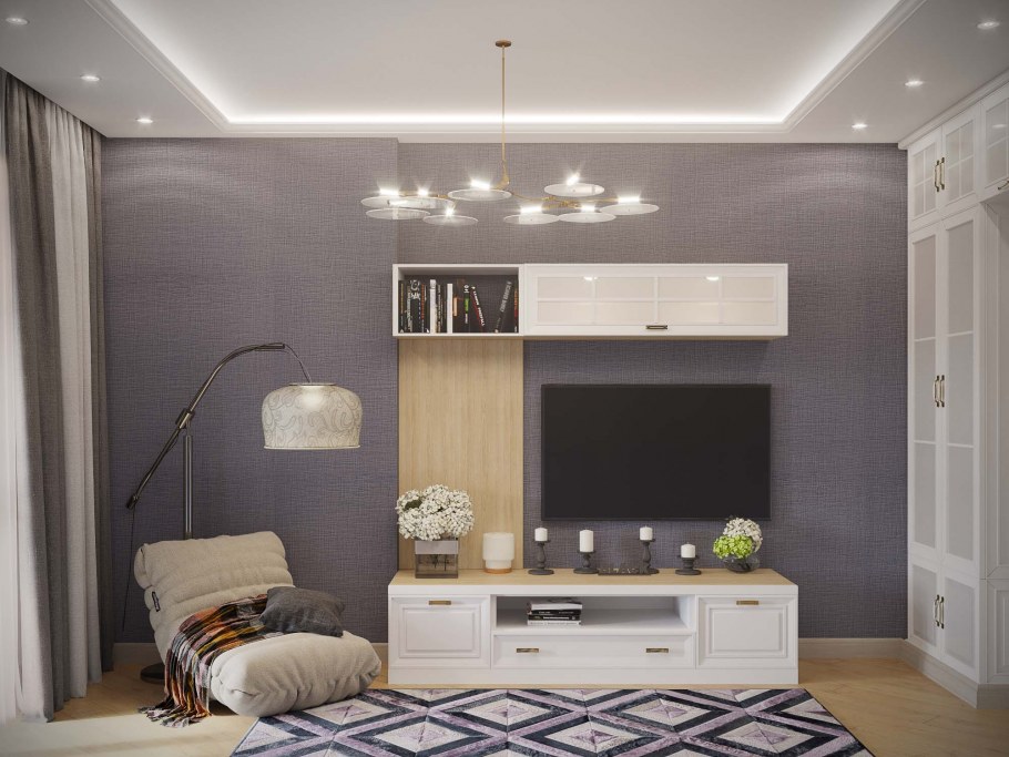 Интерьер гостевой комнаты в квартире