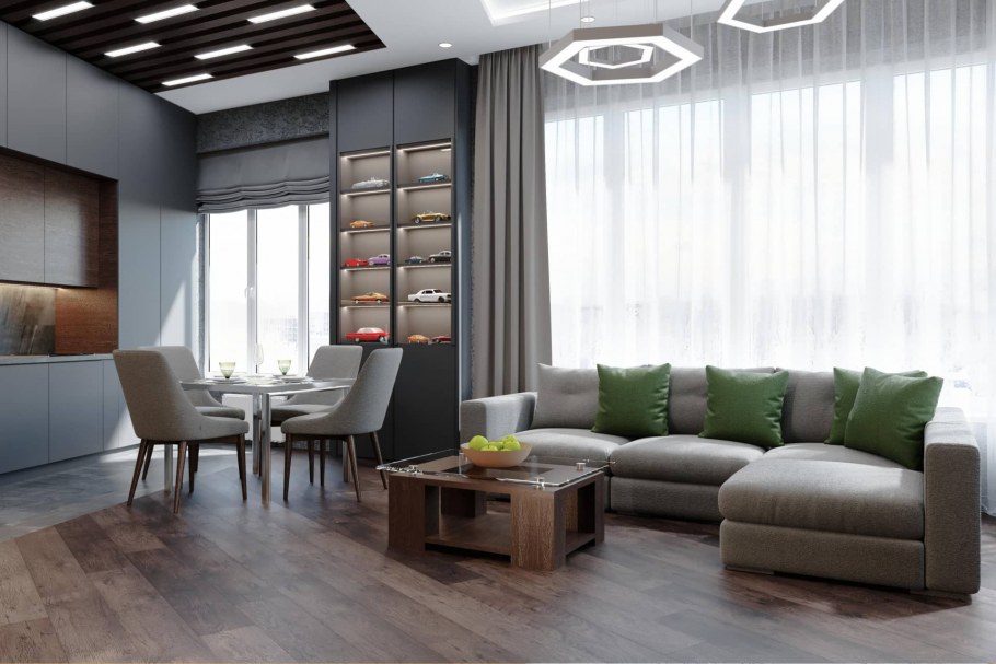 Кофейный цвет в интерьере