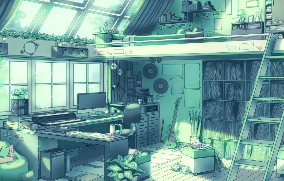 Аниме комнаты для гача лайф