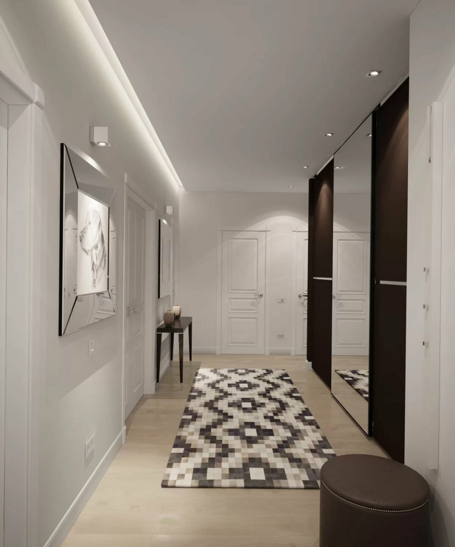 Дизайнерский интерьер прихожей